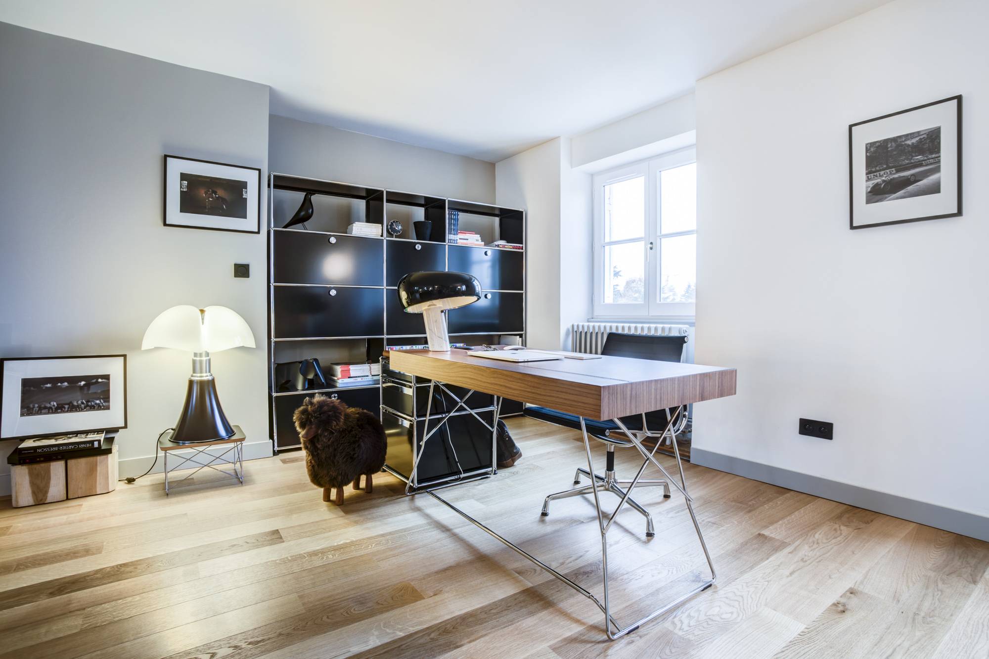 Appartement Duplex à Lyon Meublé par Arrivetz – Design Vitra, Knoll et Flos