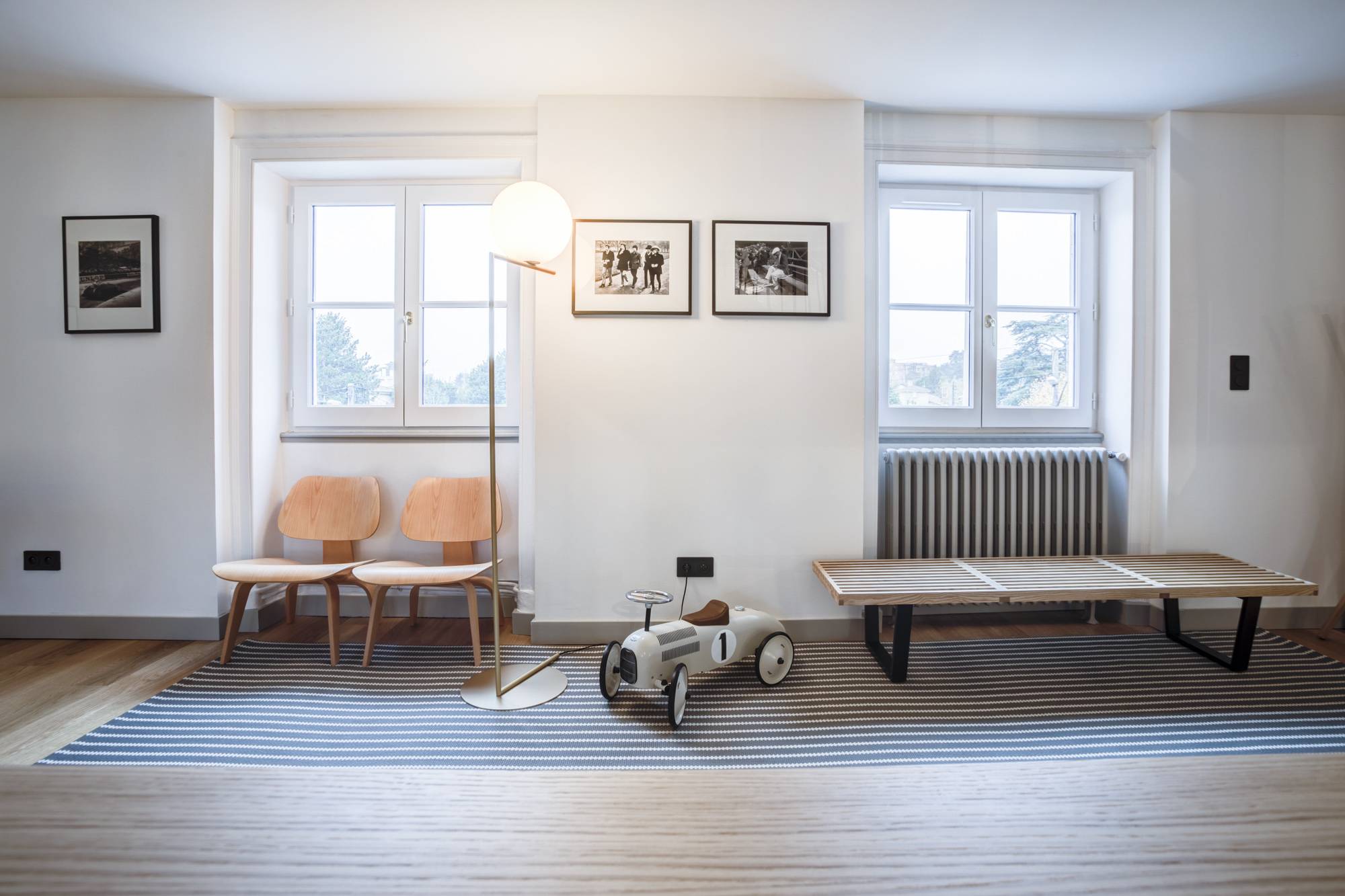 Appartement Duplex à Lyon Meublé par Arrivetz – Design Vitra, Knoll et Flos