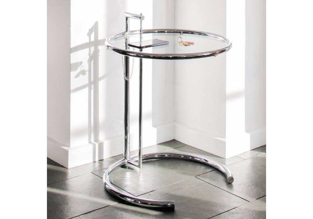 Adjustable Table E 1027 d’Eileen Gray à Lyon : Table d’Appoint Design Iconique