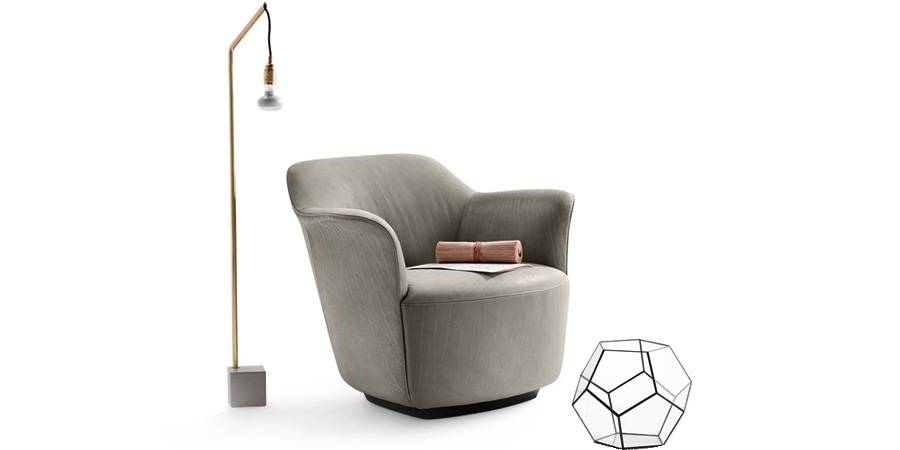 Fauteuil AIDA Poltrona Frau : Mobilier Design et Confort à Lyon