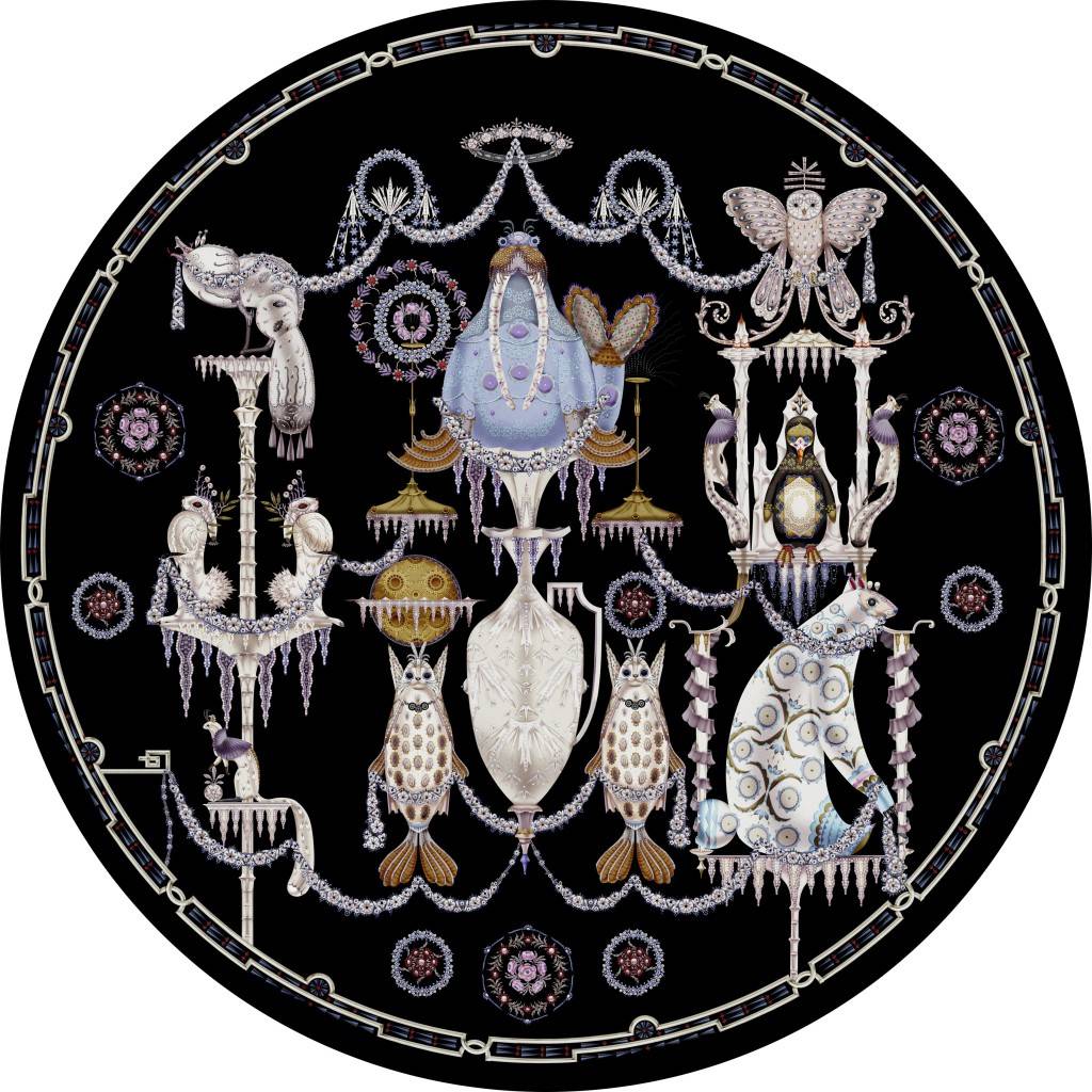 Tapis Design Moooi POLAR BYZANTINE par Klaus Haapaniemi à Lyon
