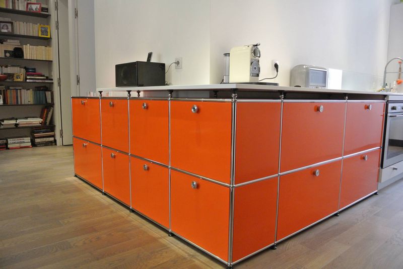 Aménagement de cuisine sur mesure à Lyon avec USM HALLER