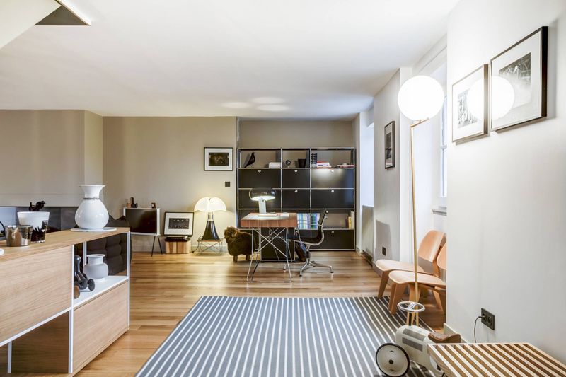 Appartement Duplex à Lyon Meublé par Arrivetz – Design Vitra, Knoll et Flos
