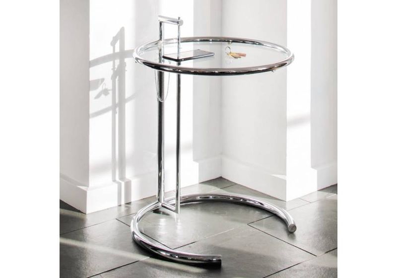 Adjustable Table E 1027 d’Eileen Gray à Lyon : Table d’Appoint Design Iconique