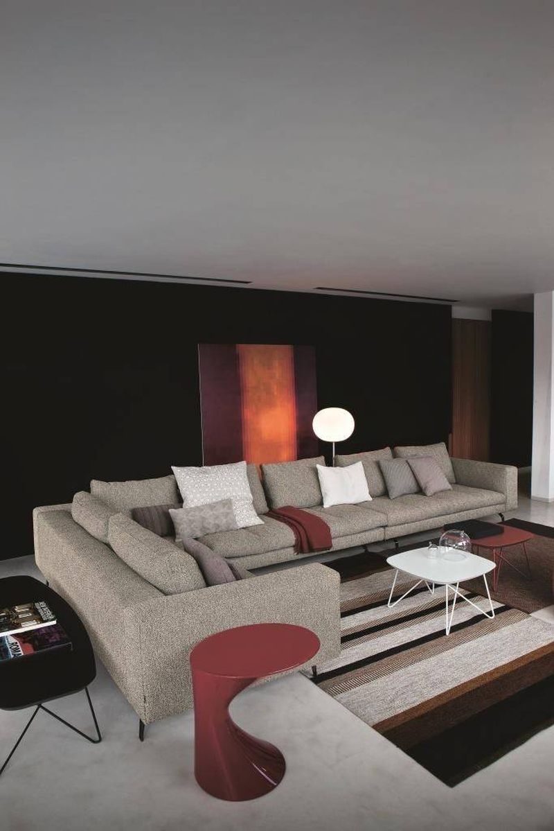 canapé tissu angle zanotta lyon