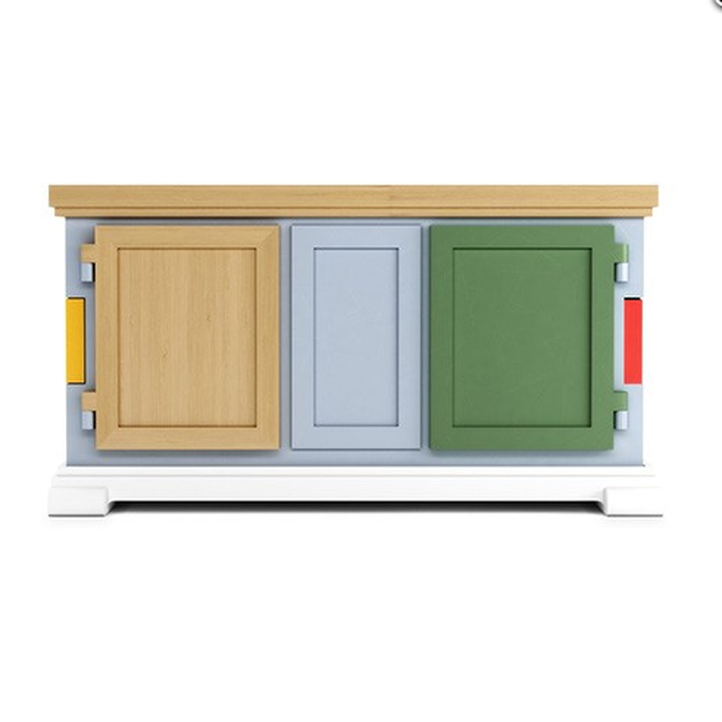 Bahut Design en Bois et Papier PAPER BUFFET Moooï par Studio Job à Lyon