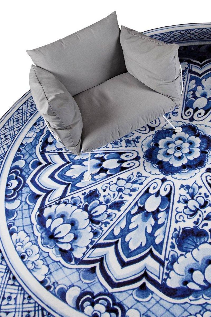Tapis DELFT BLUE PLATE Marcel Wanders – Mobilier et Décoration Designer à Lyon