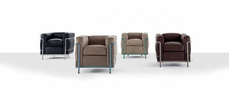 Fauteuil LC2 Arrivetz Lyon : Design Iconique en Cuir et Tissu