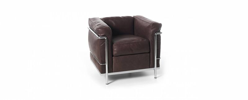 Fauteuil LC2 Arrivetz Lyon : Design Iconique en Cuir et Tissu
