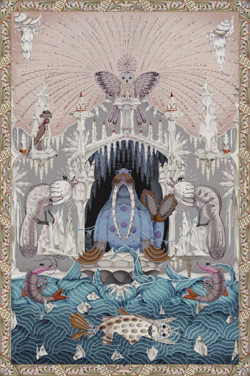 Tapis Design Moooi POLAR BYZANTINE par Klaus Haapaniemi à Lyon